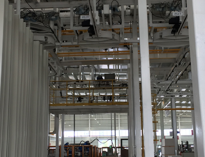 吊空式輸送機(jī)分流機(jī)構(gòu)